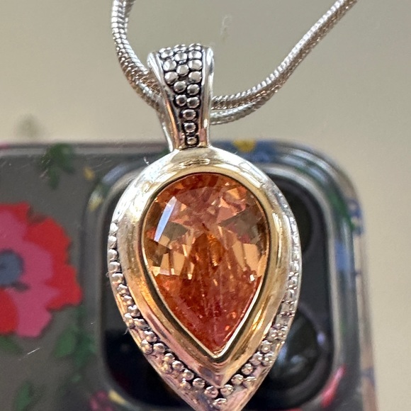 925 Stamped Silver necklace - Picture 2 of 5